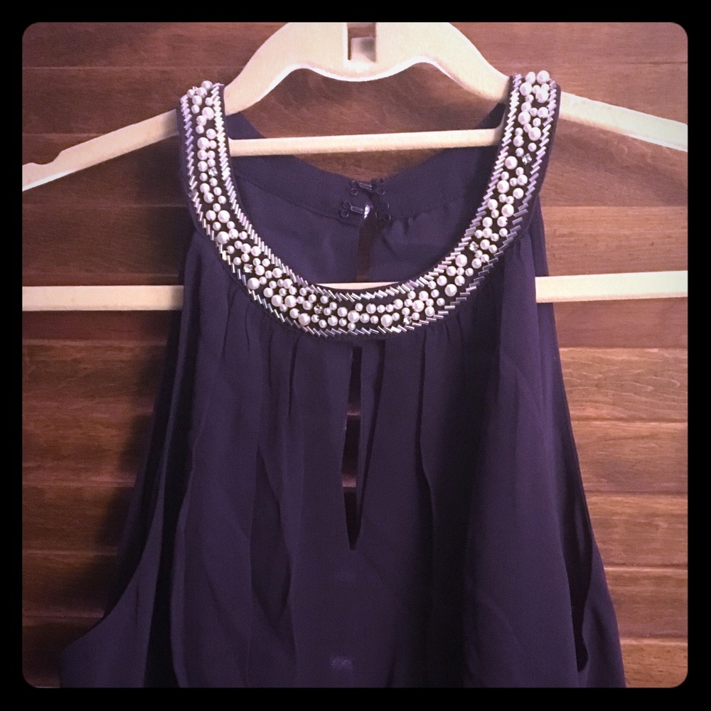 Purple maxi dress
